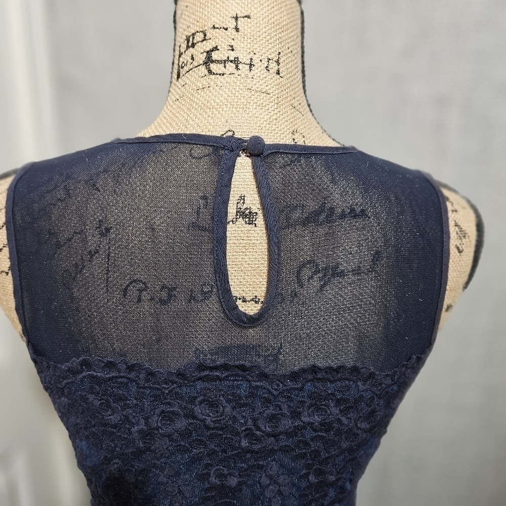 Annabella Navy Blue Semi-Formal/Homecoming/Bridesmaid Dress Size M - Picture 7 of 11